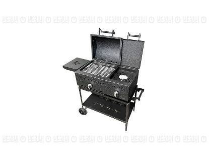 تصویر باربیکیو گازی زغالی با پلوپز گازاکس مدل 8040